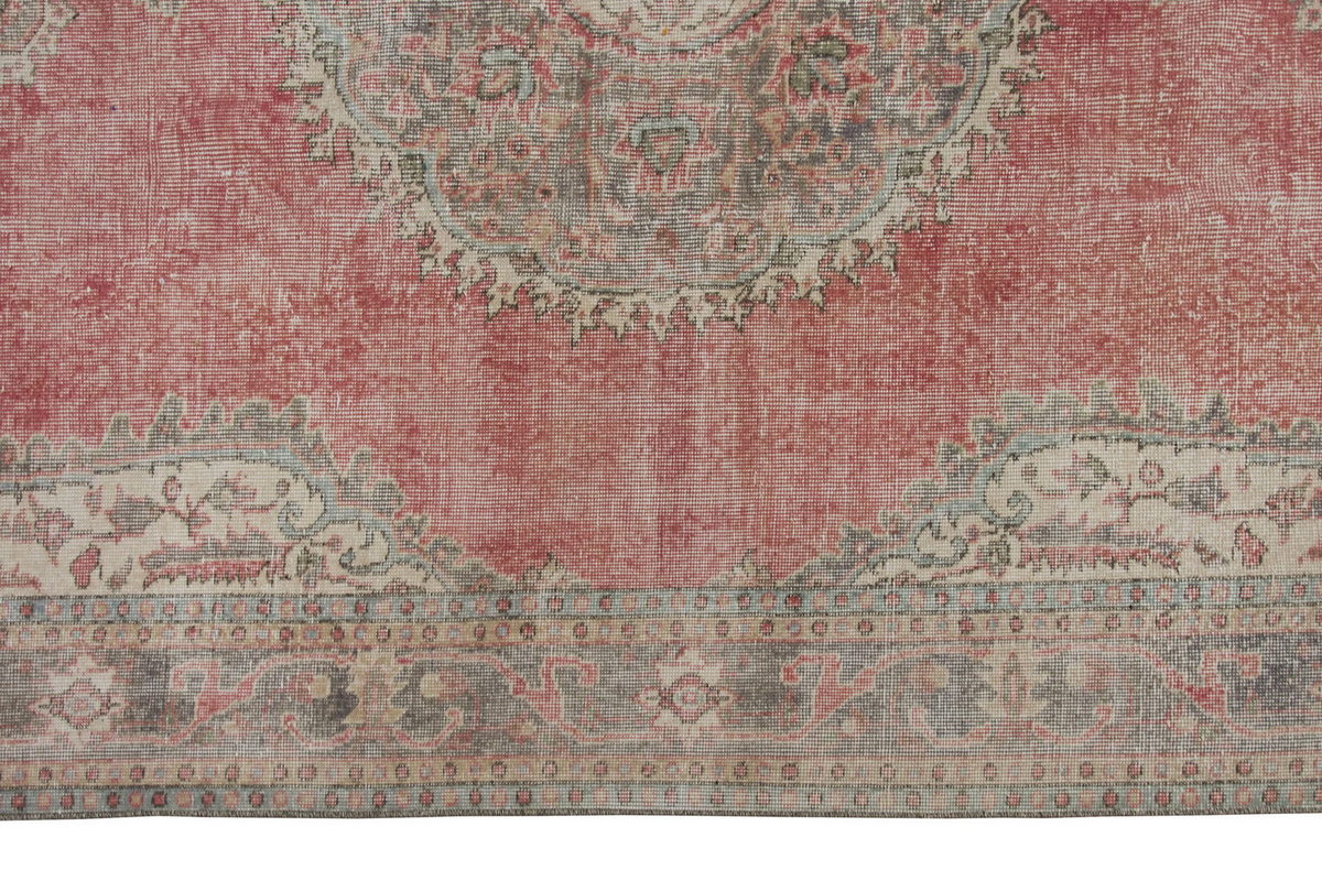 Vintage Large Rug, Oushak Area Rug 6'9" x 10'8" feet 206 x 324 cm