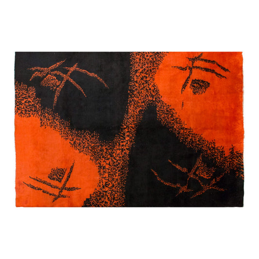 Vintage Large Rug, Oushak Area Rug 6'9 x 10'4 feet 205 x 314 cm