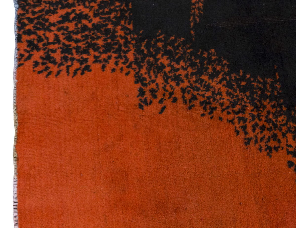 Vintage Large Rug, Oushak Area Rug 6'9 x 10'4 feet 205 x 314 cm