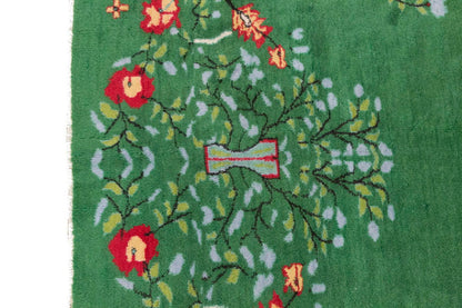 Vintage Large Rug, Oushak Area Rug 6'9 x 9'6 feet 206 x 290 cm
