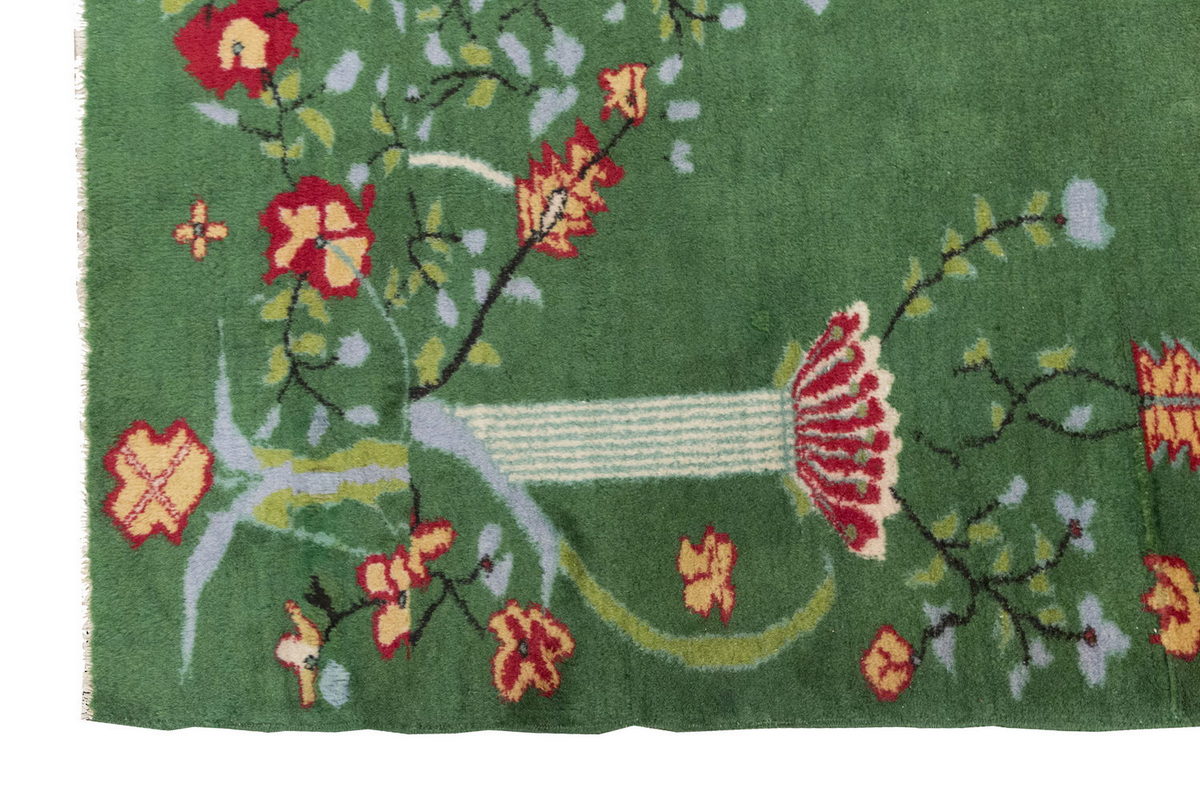 Vintage Large Rug, Oushak Area Rug 6'9 x 9'6 feet 206 x 290 cm