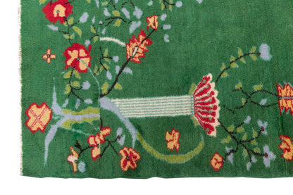 Vintage Large Rug, Oushak Area Rug 6'9 x 9'6 feet 206 x 290 cm