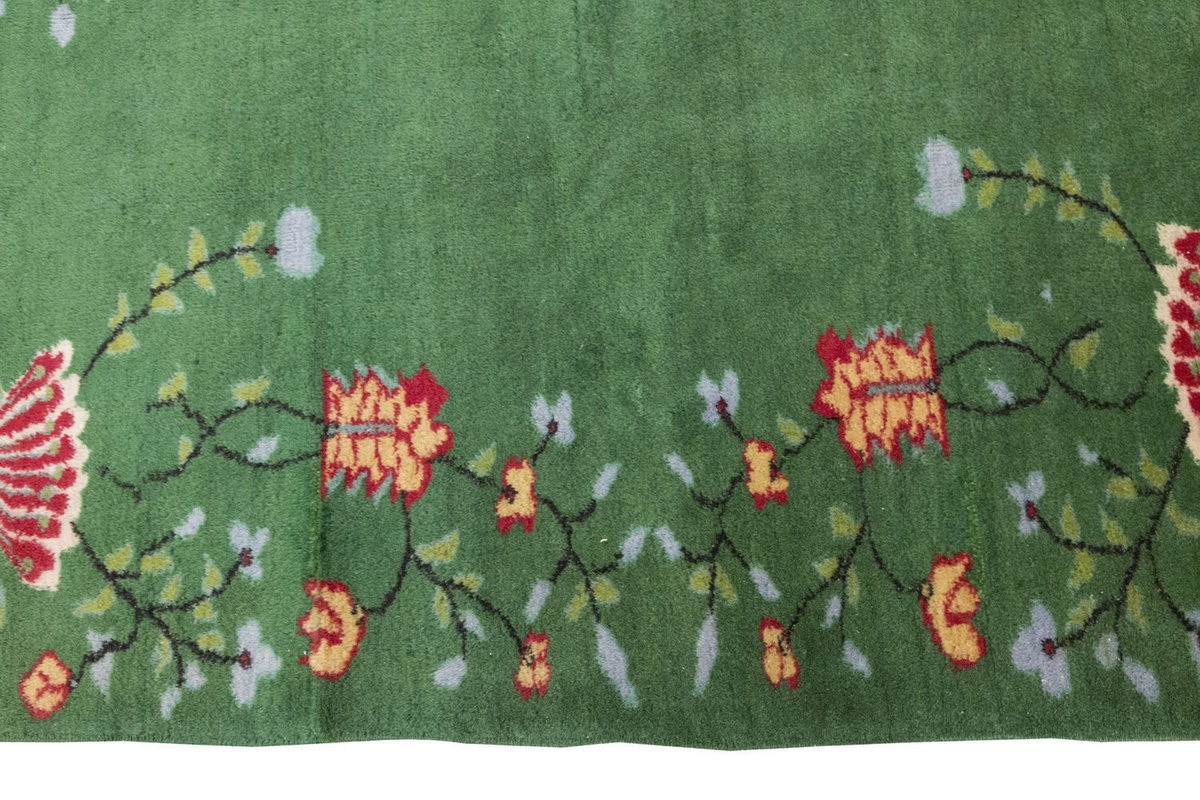 Vintage Large Rug, Oushak Area Rug 6'9 x 9'6 feet 206 x 290 cm