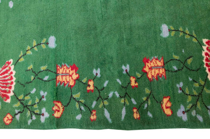 Vintage Large Rug, Oushak Area Rug 6'9 x 9'6 feet 206 x 290 cm