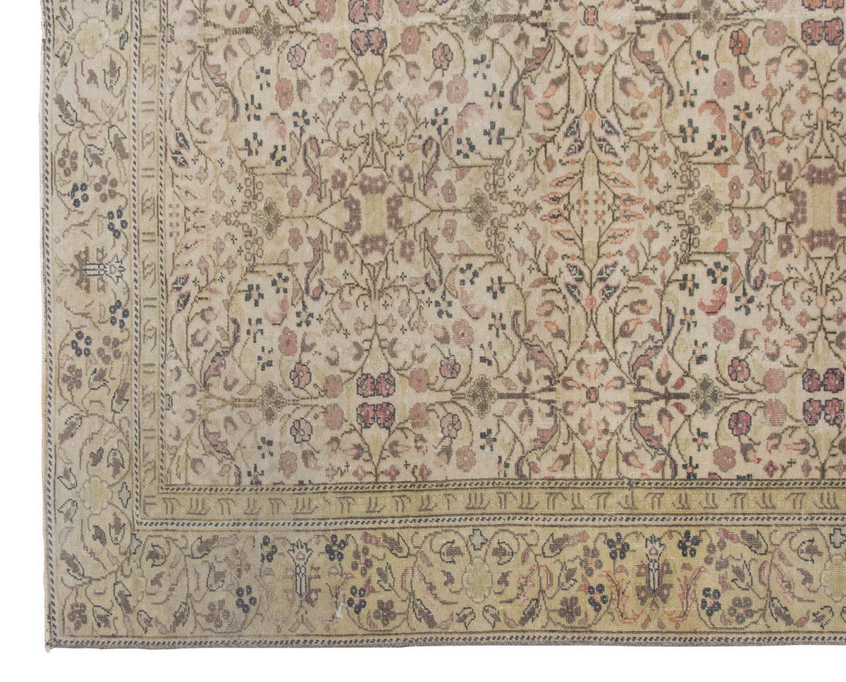Vintage Large Rug, Oushak Area Rug 6 x 9'2" feet 182 x 280 cm