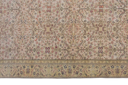 Vintage Large Rug, Oushak Area Rug 6 x 9'2" feet 182 x 280 cm