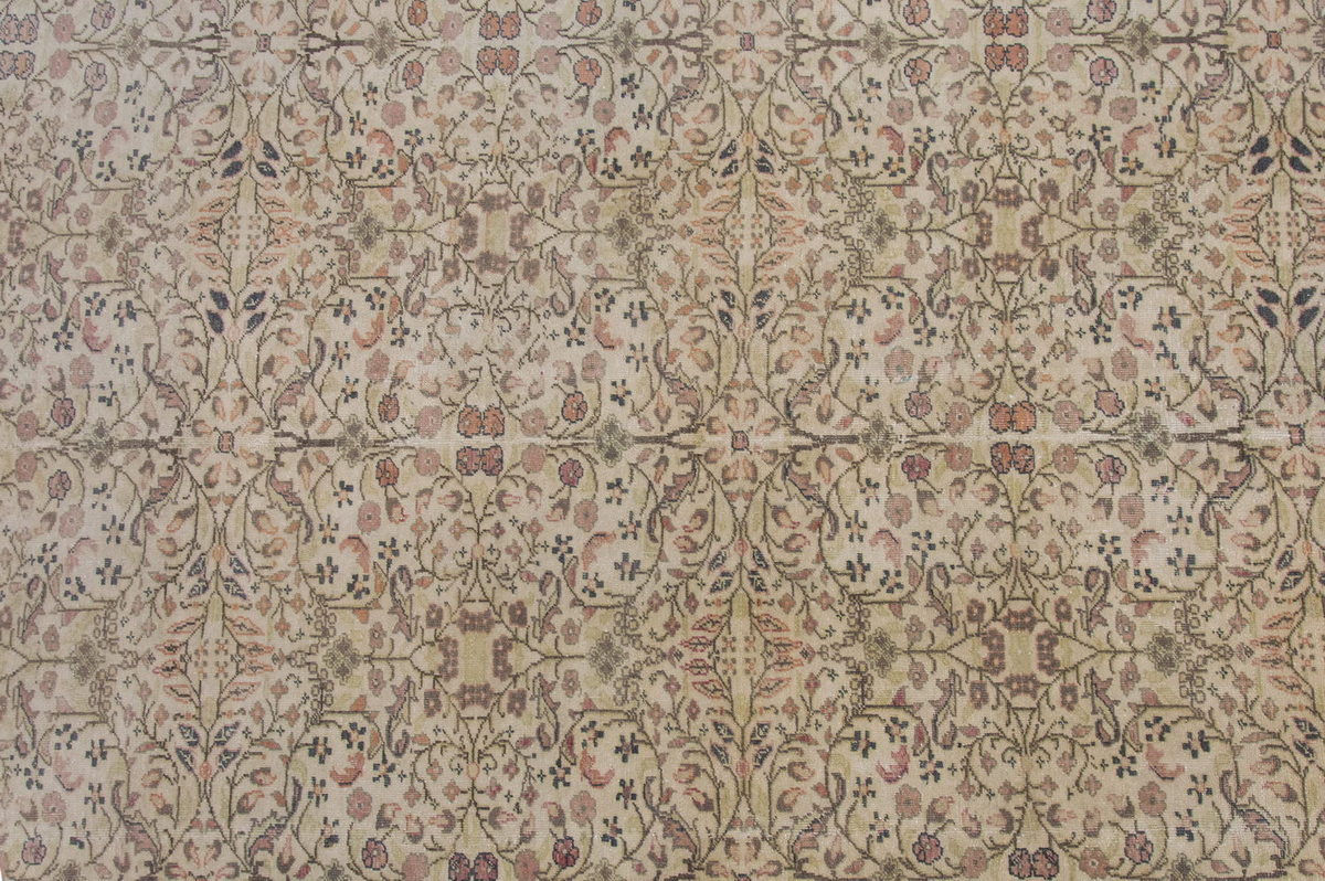 Vintage Large Rug, Oushak Area Rug 6 x 9'2" feet 182 x 280 cm