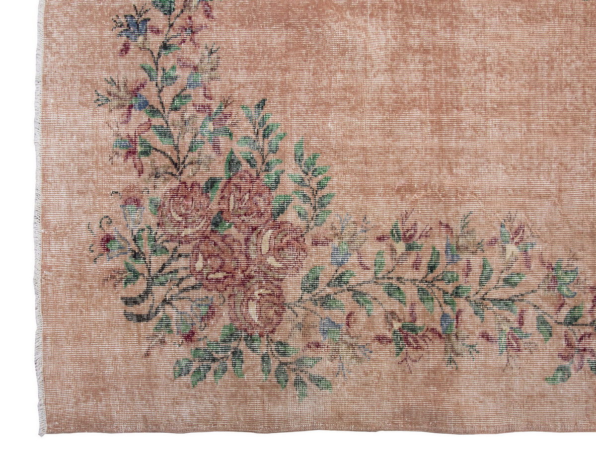 Vintage Large Rug, Oushak Area Rug 7'1" x 10 feet 217 x 306 cm