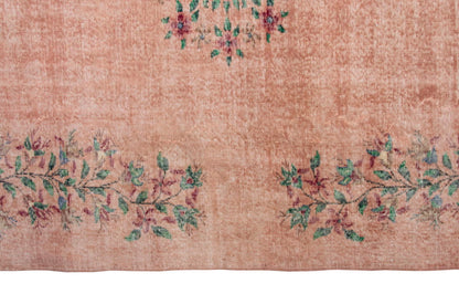 Vintage Large Rug, Oushak Area Rug 7'1" x 10 feet 217 x 306 cm
