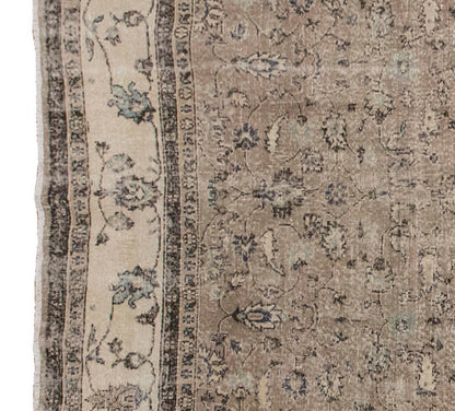 Vintage Large Rug, Oushak Area Rug 7'1" x 9'10" feet 215 x 300 cm