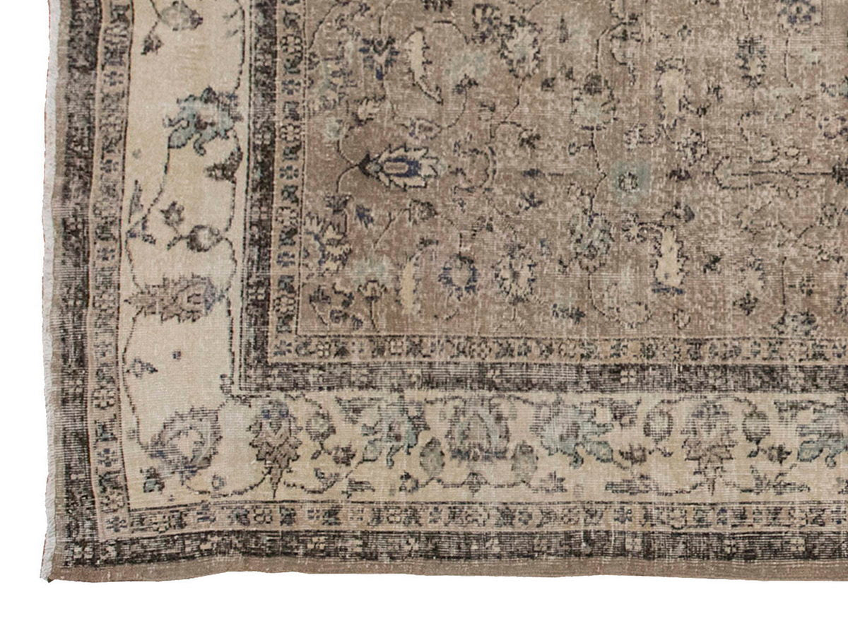 Vintage Large Rug, Oushak Area Rug 7'1" x 9'10" feet 215 x 300 cm