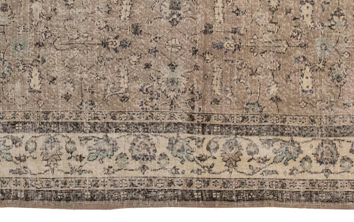Vintage Large Rug, Oushak Area Rug 7'1" x 9'10" feet 215 x 300 cm