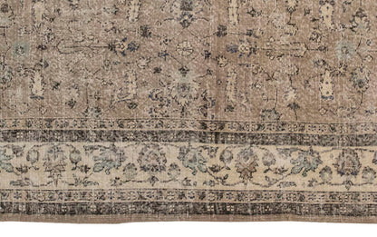 Vintage Large Rug, Oushak Area Rug 7'1" x 9'10" feet 215 x 300 cm