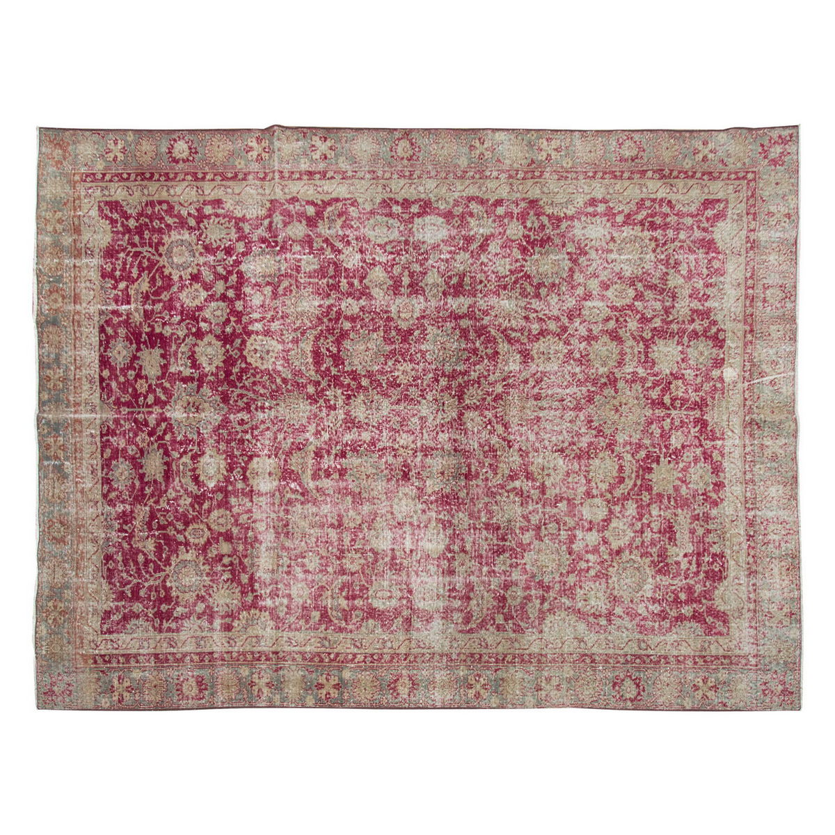 Vintage Large Rug, Oushak Area Rug 7'10" x 11'8" feet 240 x 355 cm