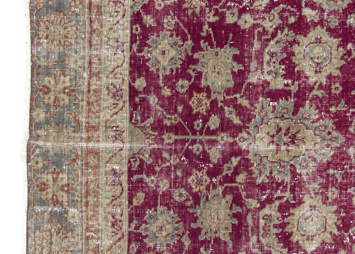 Vintage Large Rug, Oushak Area Rug 7'10" x 11'8" feet 240 x 355 cm