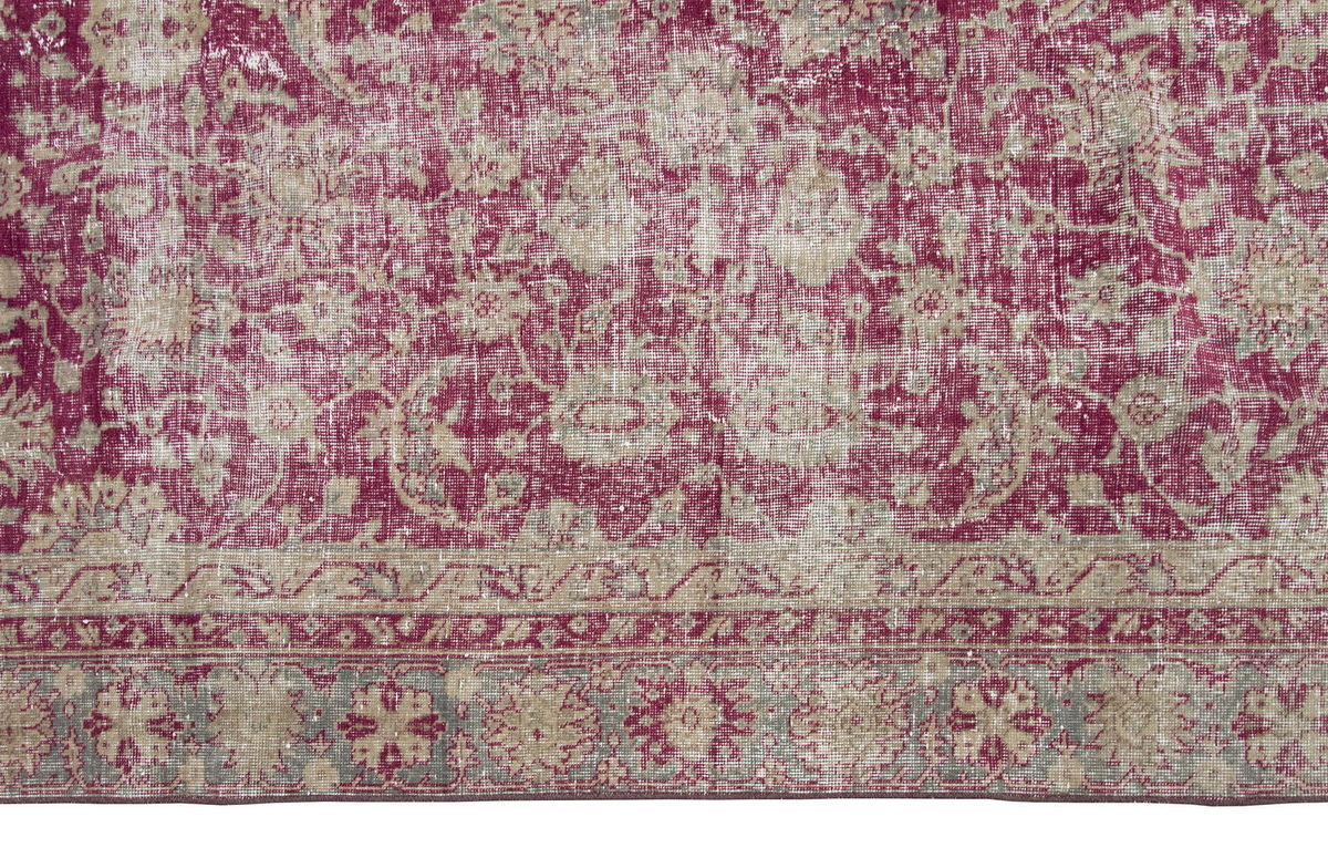 Vintage Large Rug, Oushak Area Rug 7'10" x 11'8" feet 240 x 355 cm