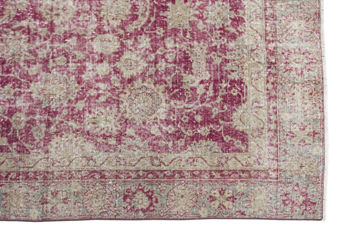 Vintage Large Rug, Oushak Area Rug 7'10" x 11'8" feet 240 x 355 cm