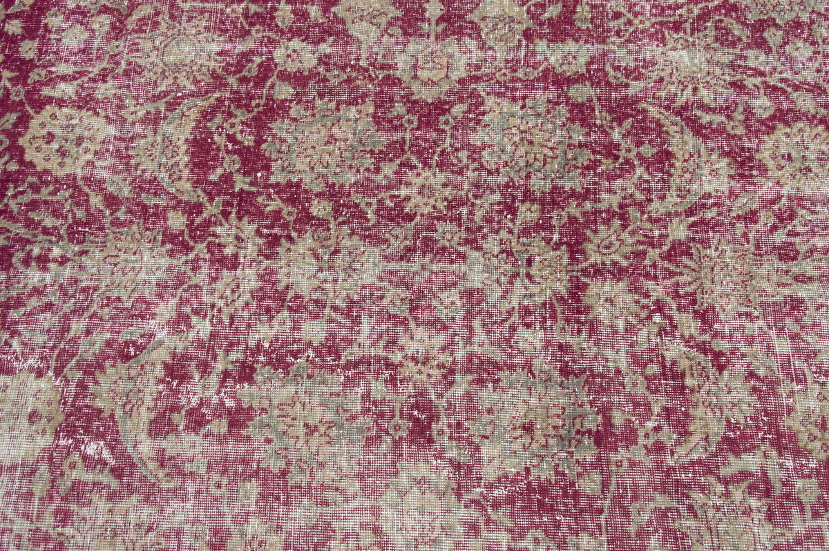 Vintage Large Rug, Oushak Area Rug 7'10" x 11'8" feet 240 x 355 cm