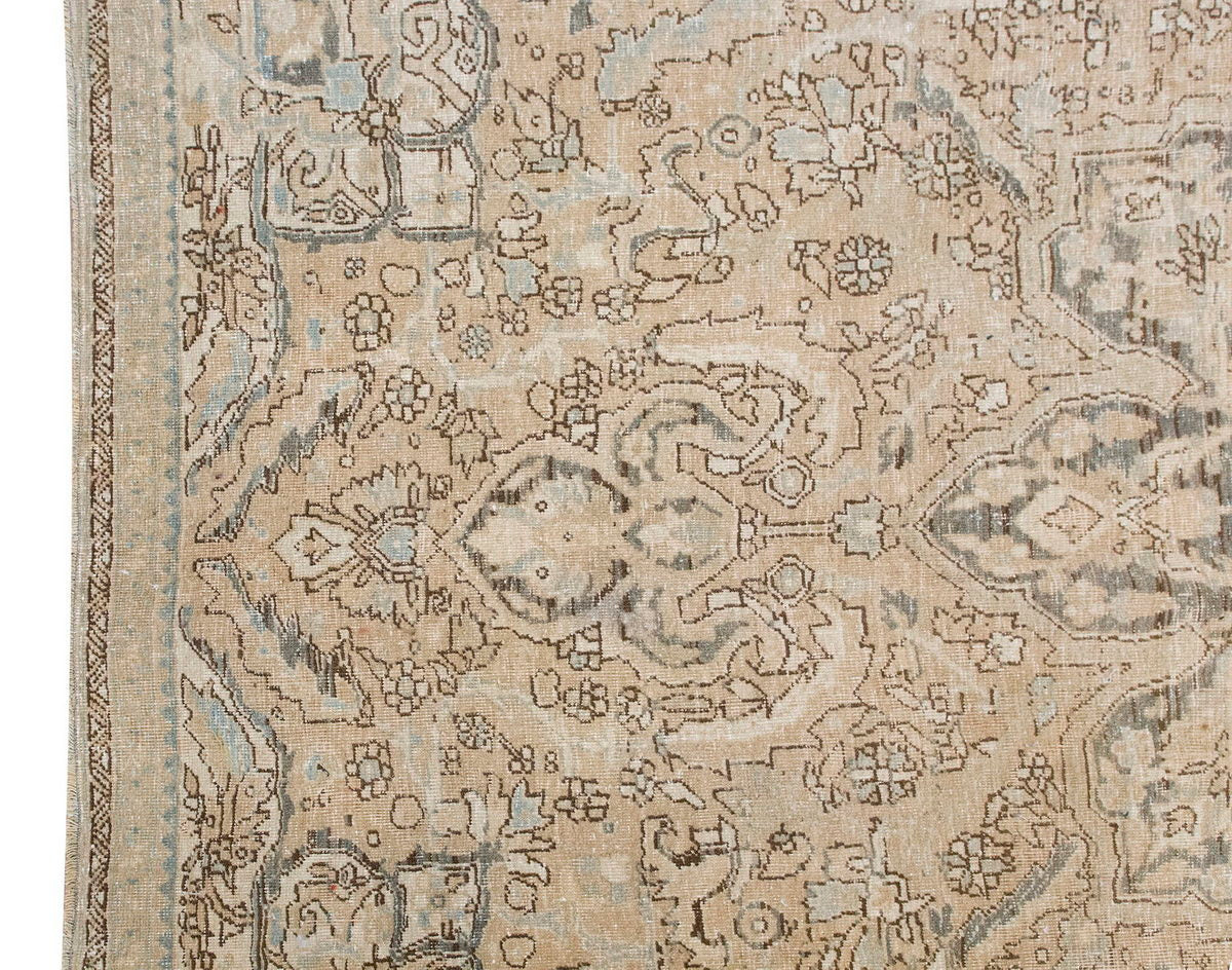 Vintage Large Rug, Oushak Area Rug 7'2" x 10'10" feet 218 x 330 cm