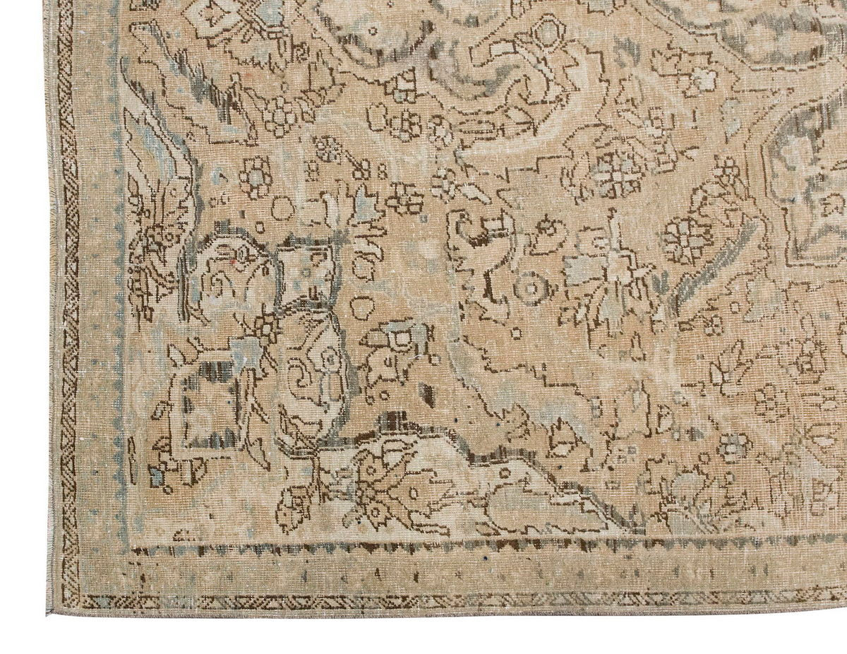 Vintage Large Rug, Oushak Area Rug 7'2" x 10'10" feet 218 x 330 cm