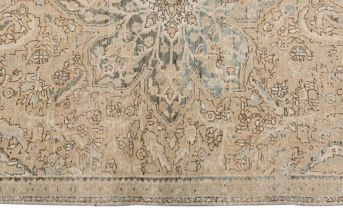 Vintage Large Rug, Oushak Area Rug 7'2" x 10'10" feet 218 x 330 cm