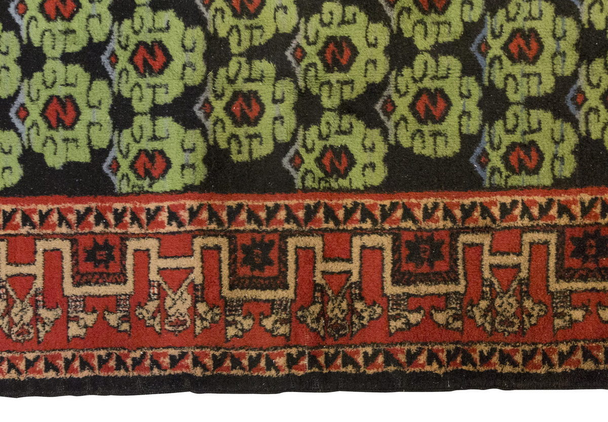 Vintage Large Rug, Oushak Area Rug 7'2 x 9'9 feet 218 x 296 cm