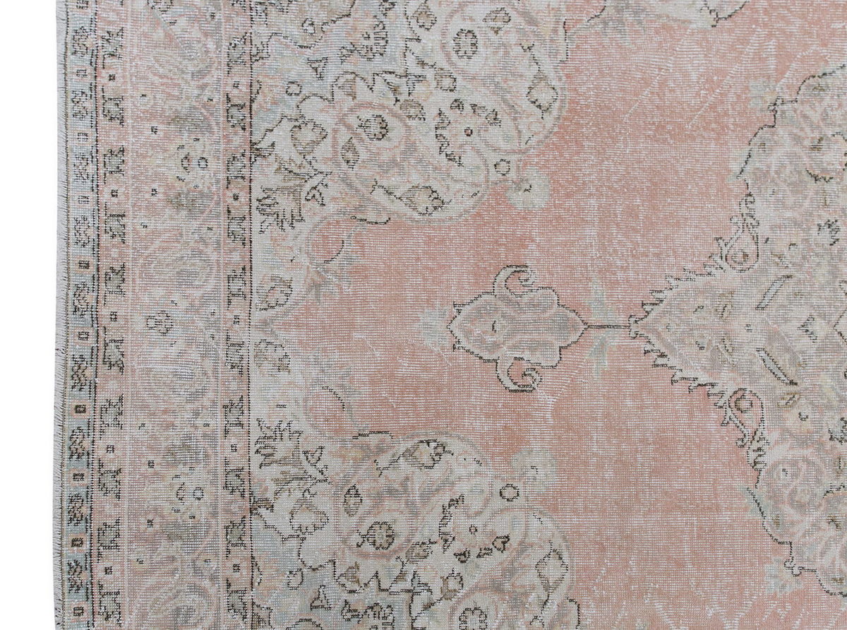 Vintage Large Rug, Oushak Area Rug 7'3" x 10'9" feet 220 x 328 cm