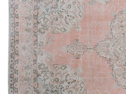 Vintage Large Rug, Oushak Area Rug 7'3" x 10'9" feet 220 x 328 cm