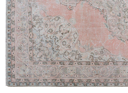 Vintage Large Rug, Oushak Area Rug 7'3" x 10'9" feet 220 x 328 cm