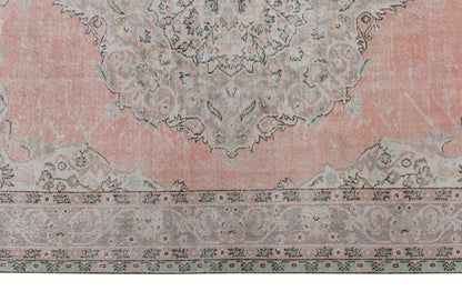 Vintage Large Rug, Oushak Area Rug 7'3" x 10'9" feet 220 x 328 cm