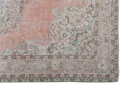 Vintage Large Rug, Oushak Area Rug 7'3" x 10'9" feet 220 x 328 cm