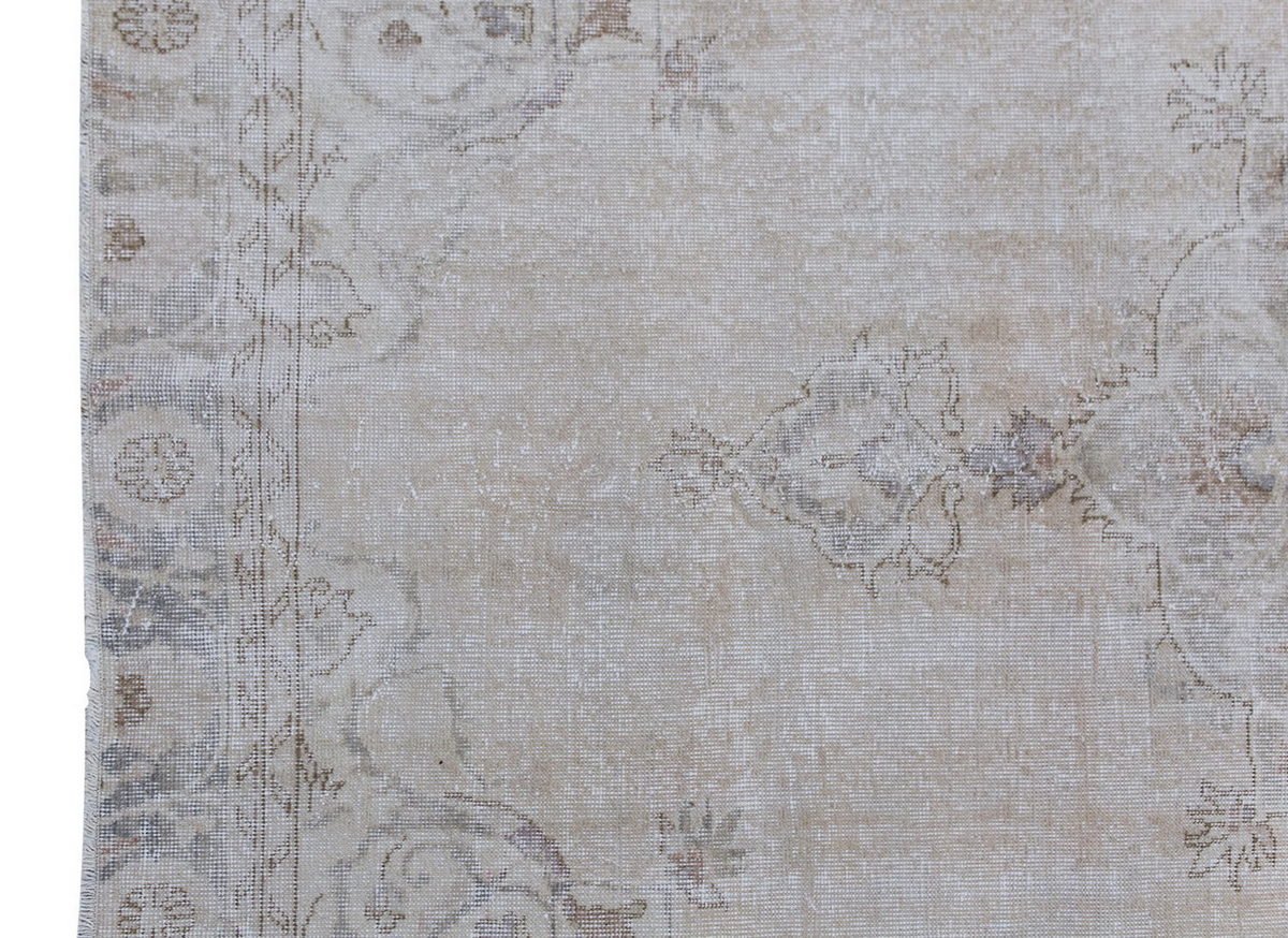 Vintage Large Rug, Oushak Area Rug 7'3" x 9'10" feet 220 x 300 cm