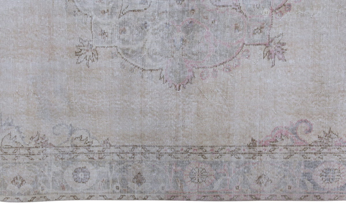 Vintage Large Rug, Oushak Area Rug 7'3" x 9'10" feet 220 x 300 cm