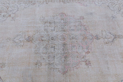 Vintage Large Rug, Oushak Area Rug 7'3" x 9'10" feet 220 x 300 cm