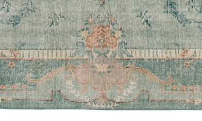 Vintage Large Rug, Oushak Area Rug 7'3" x 9'8" feet 220 x 295 cm