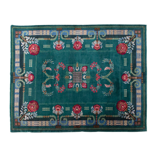 Vintage Large Rug, Oushak Area Rug 7'3 x 10 feet 222 x 305 cm