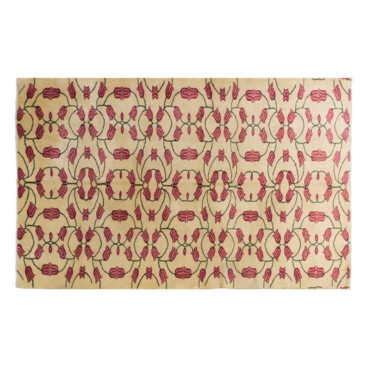 Vintage Large Rug, Oushak Area Rug 7'3 x 11 feet 222 x 336 cm