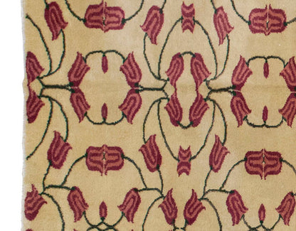 Vintage Large Rug, Oushak Area Rug 7'3 x 11 feet 222 x 336 cm