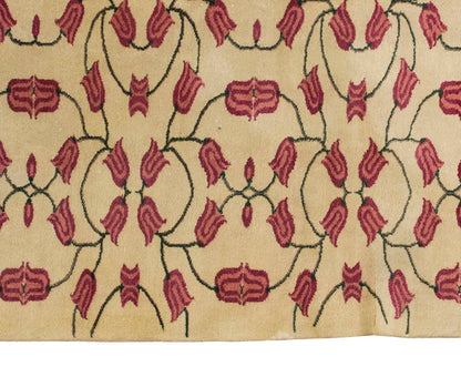 Vintage Large Rug, Oushak Area Rug 7'3 x 11 feet 222 x 336 cm