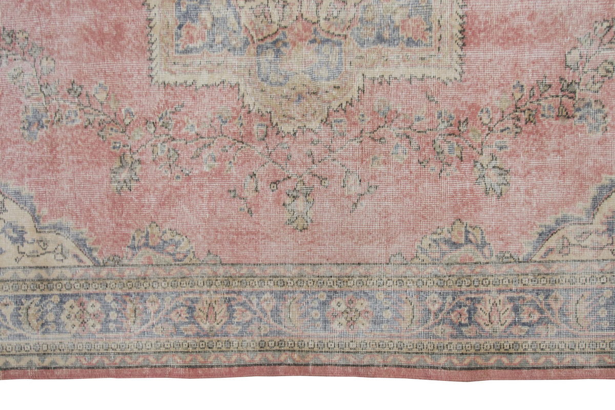 Vintage Large Rug, Oushak Area Rug 7'5" x 10'11" feet 227 x 333 cm