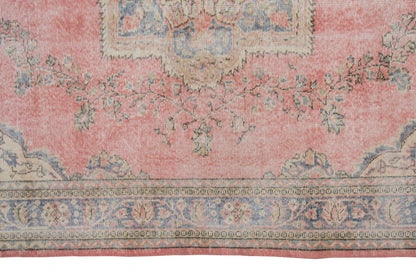 Vintage Large Rug, Oushak Area Rug 7'5" x 10'11" feet 227 x 333 cm