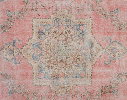 Vintage Large Rug, Oushak Area Rug 7'5" x 10'11" feet 227 x 333 cm