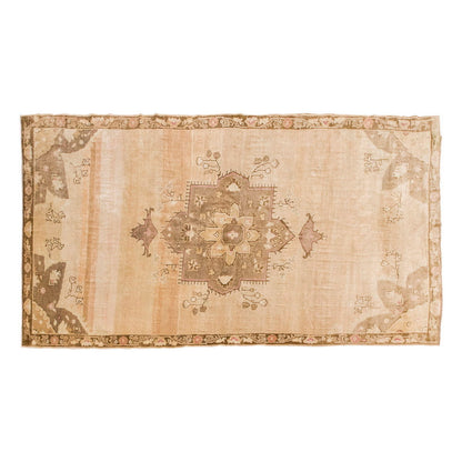 Vintage Large Rug, Oushak Area Rug 7'5" x 15'1" feet 225 x 460 cm