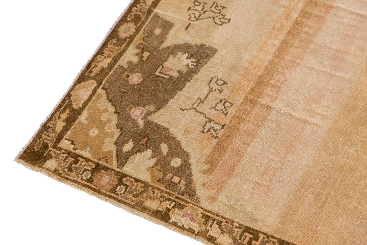 Vintage Large Rug, Oushak Area Rug 7'5" x 15'1" feet 225 x 460 cm