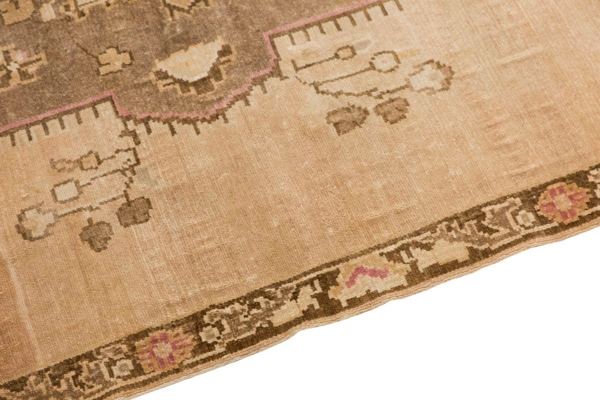 Vintage Large Rug, Oushak Area Rug 7'5" x 15'1" feet 225 x 460 cm
