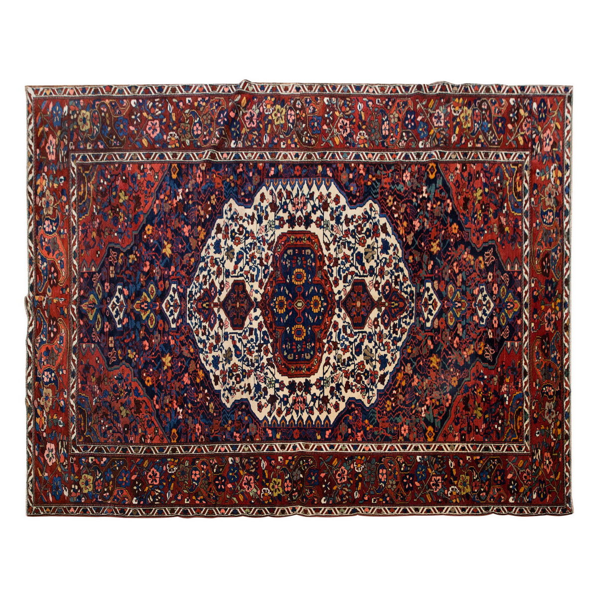 Vintage Large Rug, Oushak Area Rug 7'7" x 10'3" feet 230 x 312 cm