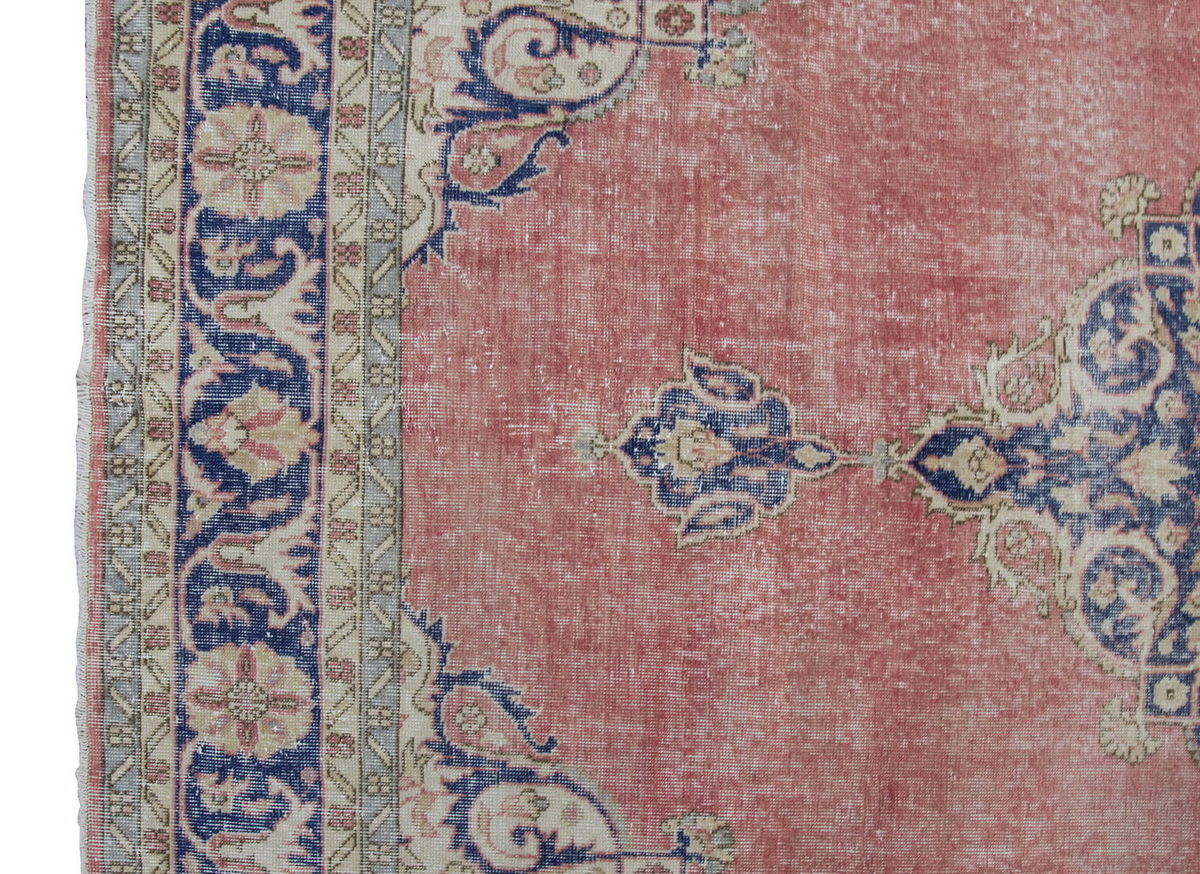 Vintage Large Rug, Oushak Area Rug 7'7" x 10'6" feet 232 x 320 cm