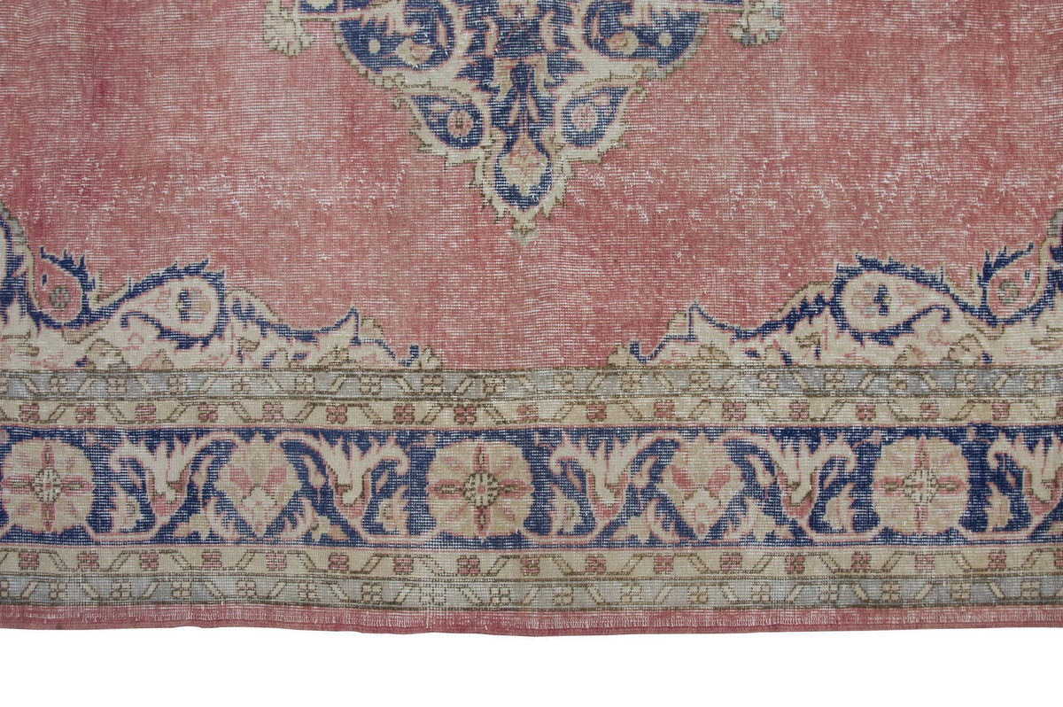 Vintage Large Rug, Oushak Area Rug 7'7" x 10'6" feet 232 x 320 cm