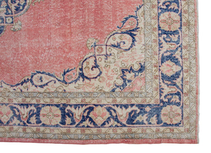 Vintage Large Rug, Oushak Area Rug 7'7" x 10'6" feet 232 x 320 cm