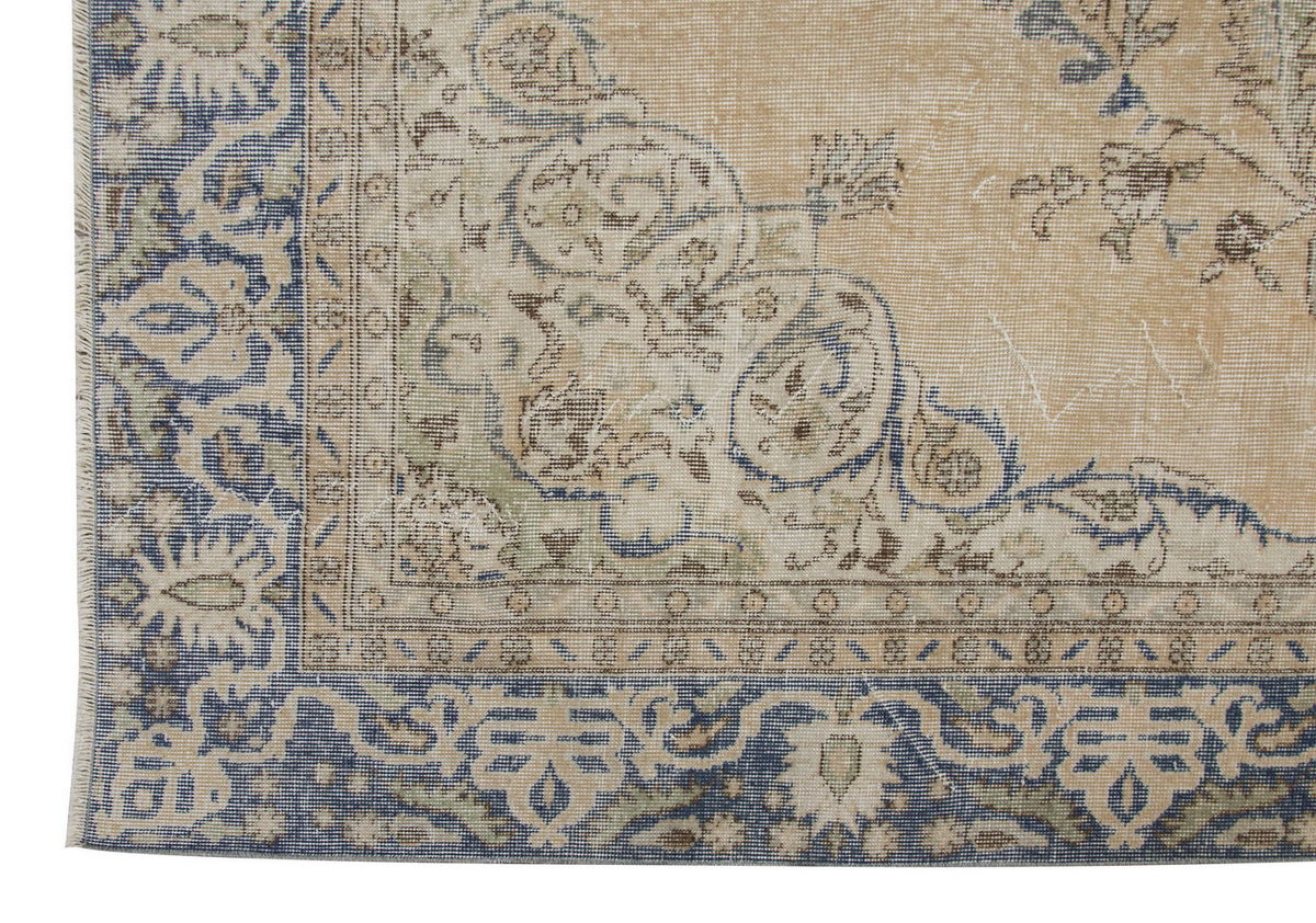 Vintage Large Rug, Oushak Area Rug 7'9" x 11'11" feet 235 x 362 cm
